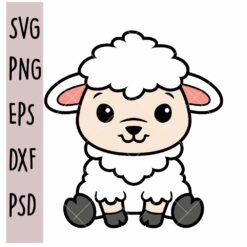 Baby sheep SVG