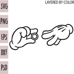 Gloved Hand Drawing wedding ring SVG, Gngagement Ring SVG, Disney wedding ring SVG