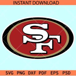 49ers Logo SVG, Team 49ers SVG, 49ers official Logo SVG