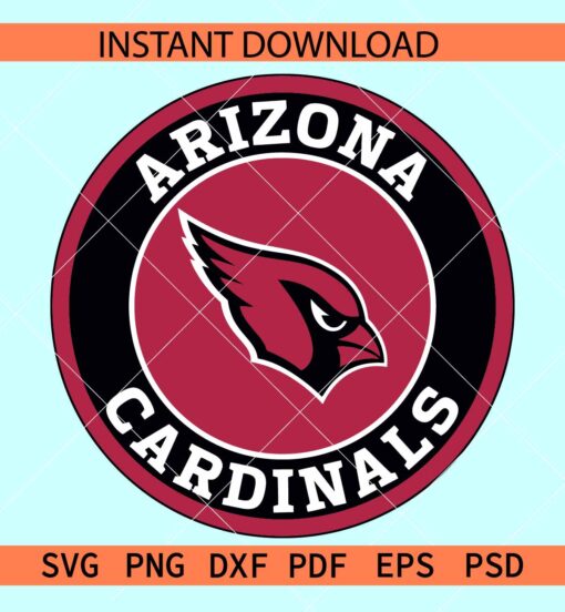 Arizona cardinals Official Logo SVG, The Cardinals Logo SVG, Layered cardinals logo SVG, Team Cardinals SVG