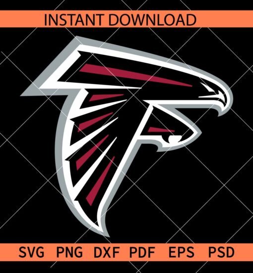 Atlanta Falcons Logo SVG, Team Falcons SVG, The Falcons Logo SVG