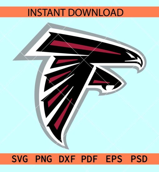 Atlanta Falcons Logo SVG, Team Falcons SVG, The Falcons Logo SVG