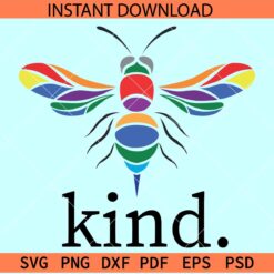 Autism Awareness Bee SVG, Bee Kind Autism SVG, Autism Insect SVG