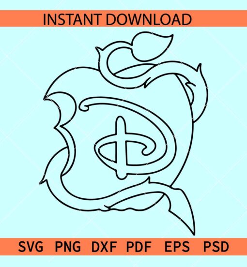 Disney Apple  Line art SVG, Disney teacher apple svg, school Disney apple sketch svg