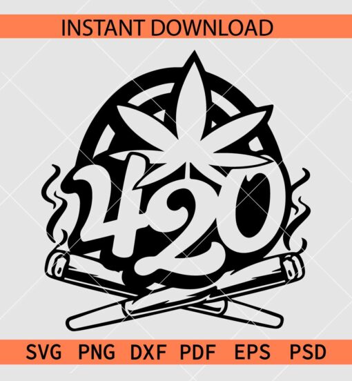 420 weed SVG, Weed Vector SVG, 420 Marijuana SVG, 420 Cannabis Vector SVG