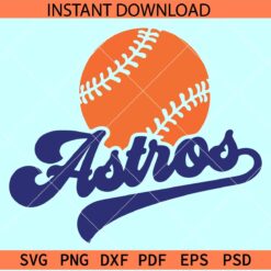 Astros Baseball SVG, Huston Astros baseball SVG, The Astros Baseball SVG