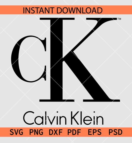 Calvin Klein Official Logo SVG, cK Official Logo SVG, Klein Calvin Vector SVG