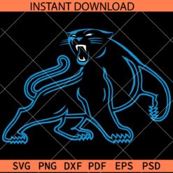 Carolina Panthers Official Logo SVG, The Panthers Logo SVG, Team Panthers SVG
