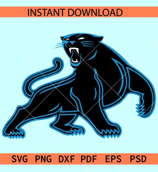 Carolina Panthers Official Logo SVG, The Panthers Logo SVG, Team Panthers SVG