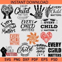Child Day Holiday SVG Bundle, Child Protection Bundle SVG, Orange Shirt Day SVG Bundle