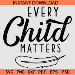 Child Protection SVG, Orange Shirt Day SVG, Every Child Matters Logo SVG