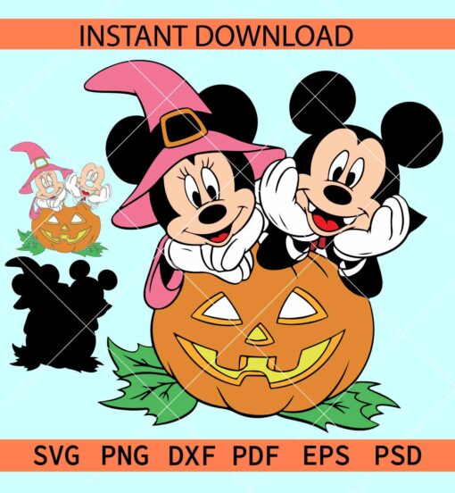 Disney Halloween Pumpkin SVG, Disney Pumpkin SVG