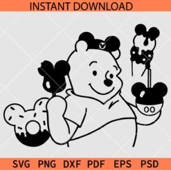 Disneyland Winnie the Pooh Snacks SVG, Winnie the pooh Snacks