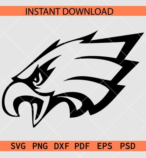 Eagle Head SVG, Eagle Head Vector SVG, Eagle Head Sketch SVG, Eagle Head Line Art SVG