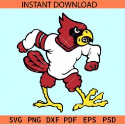 Fighting cardinal Layered SVG, The Cardinals SVG, Team Cardinals Funny SVG