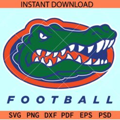 Gators Football SVG, The Gators SVG, Alligator Football SVG