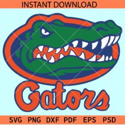 Gators SVG, The Gators SVG, Alligator Football SVG, Crocodile SVG