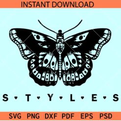 Harry styles Butterfly SVG, Movie Character Harry Styles SVG