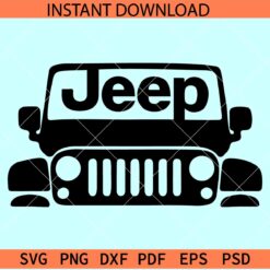 Jeep Face SVG, Monster Car Jeep Face SVG, Off road Car Face SVG, Jeep Grill SVG