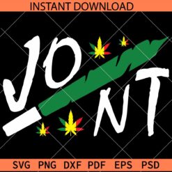 Jont Weed SVG, Marijuana Jont SVG, Cannabis Flag colors jont SVG