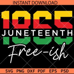 Juneteenth 1865 free-ish SVG, Juneteenth SVG, June 19th 1865 SVG