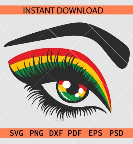 Juneteenth Eye SVG, June 19th Eye SVG, Freedom Day Eye SVG