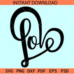 Love Heart Symbol SVG, Valentine Heart SVG, Love Vector SVG