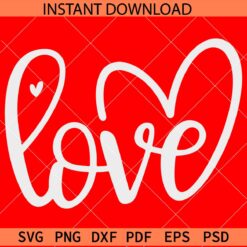 Love Name inside Heart Symbol SVG, Love Heart with Name svg, Love Heart Vector SVG