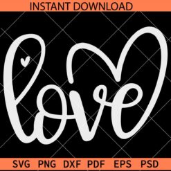 Love Name inside Heart Symbol SVG, Love Heart with Name svg, Love Heart Vector SVG