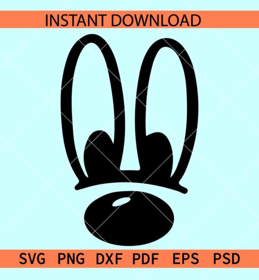 Mickey Eyes SVG, Mickey Mouse Eyes and Nose SVG, Disney Eyes SVG