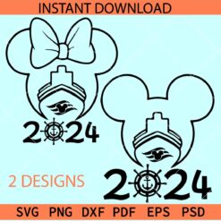 Mickey Minnie Cruise 2024 Bundle SVG, Disney Cruise 2024 Bundle SVG