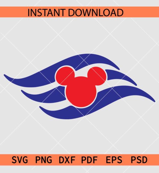 Mickey Mouse Cruise Logo SVG, Disney Cruise Logo SVG