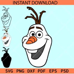 Olaf Layered  Svg, Colored Olaf SVG