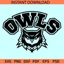 Owls Football SVG, The Owls SVG, Team Owls SVG