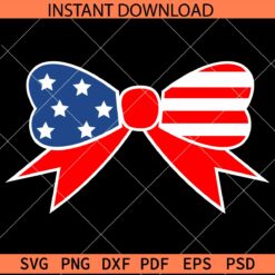 Patriotic Bow Tie SVG, Freedom Day Bow Tie SVG, July 4th Bow Tie SVG, US Flag Bow tie SVG