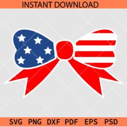 Patriotic Bow Tie SVG, Freedom Day Bow Tie SVG, July 4th Bow Tie SVG, US Flag Bow tie SVG