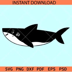 Shark Silhouette SVG, Shark Vector SVG, Shark SVG