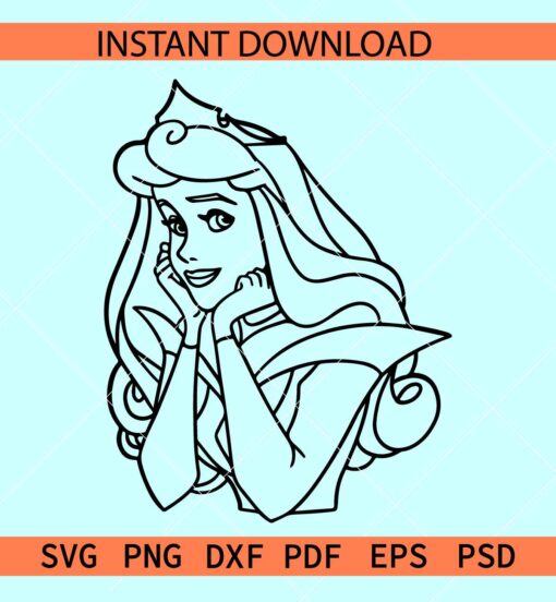 Sleeping princess SVG, Princess SVG