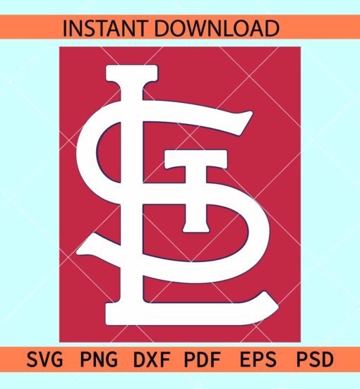 St. louis cardinal insignia logo SVG