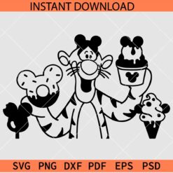 Tigger Snacks SVG, Disneyland Tigger Snacks SVG