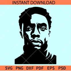 Wakanda forever SVG, Black Panther Chadwick Boseman SVG, Wakanda Black American SVG