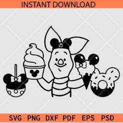 Winnie the pooh Snacks, Disney Snacks SVG, Disneyland Winnie the Pooh Snacks SVG