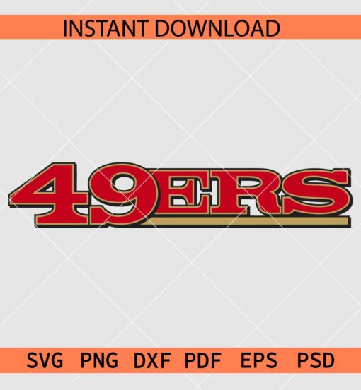 49ers Logo SVG, Team 49ers SVG, San Francisco 49ers Logo SVG