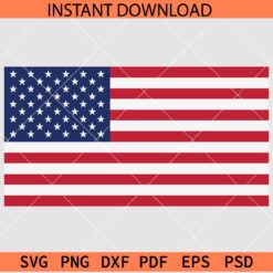 American Flag SVG, USA Flag SVG, Patriotic Flag SVG