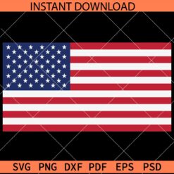 American Flag SVG, USA Flag SVG, Patriotic Flag SVG