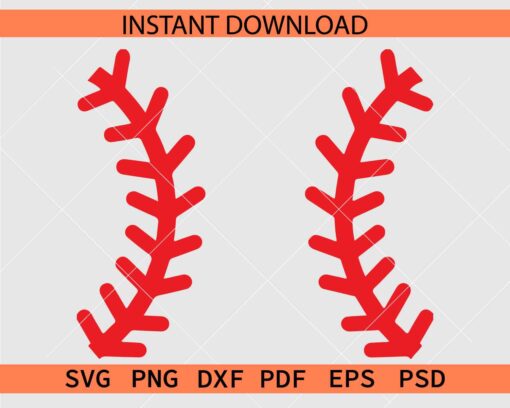Baseball stitch SVG, Baseball stitches  Sketch SVG