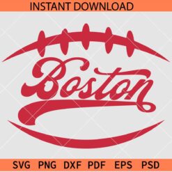 Boston Football ball Sketch SVG, Boston Football ball Line art SVG