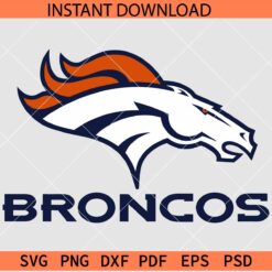 Broncos Logo SVG, Denver Broncos Logo SVG, Broncos Horse Head Logo SVG