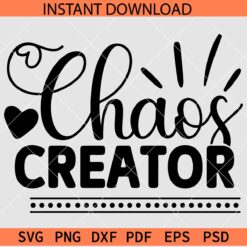 Chaos Creator Vector SVG, Chaos Creator Heart SVG