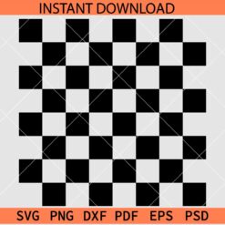 Checkered Pattern Board SVG, Checkerboard Vector SVG
